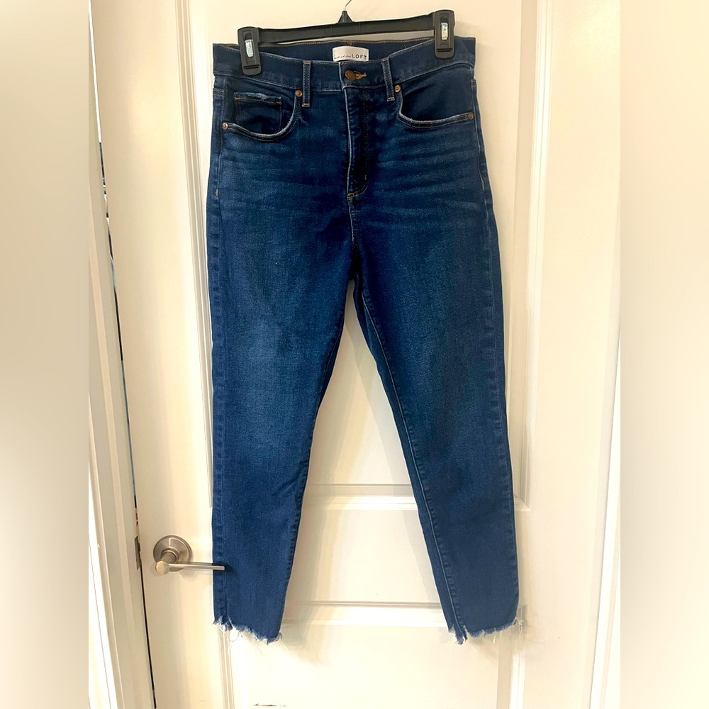 LOFT Women's Blue Jeans 8